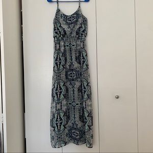 One Clothing Blue Maxi dress sz L